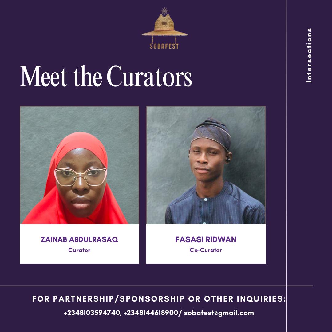soba_fest's tweet image. Introducing the curators of #SOBAFest2025
Theme: Intersections
🔹 Zainab Abdulrasaq – Curator
🔹 Fasasi Ridwan – Co-curator
Two dynamic minds shaping this year’s festival at the crossroads of art, language, and culture.
#Intersections #Literature #Art