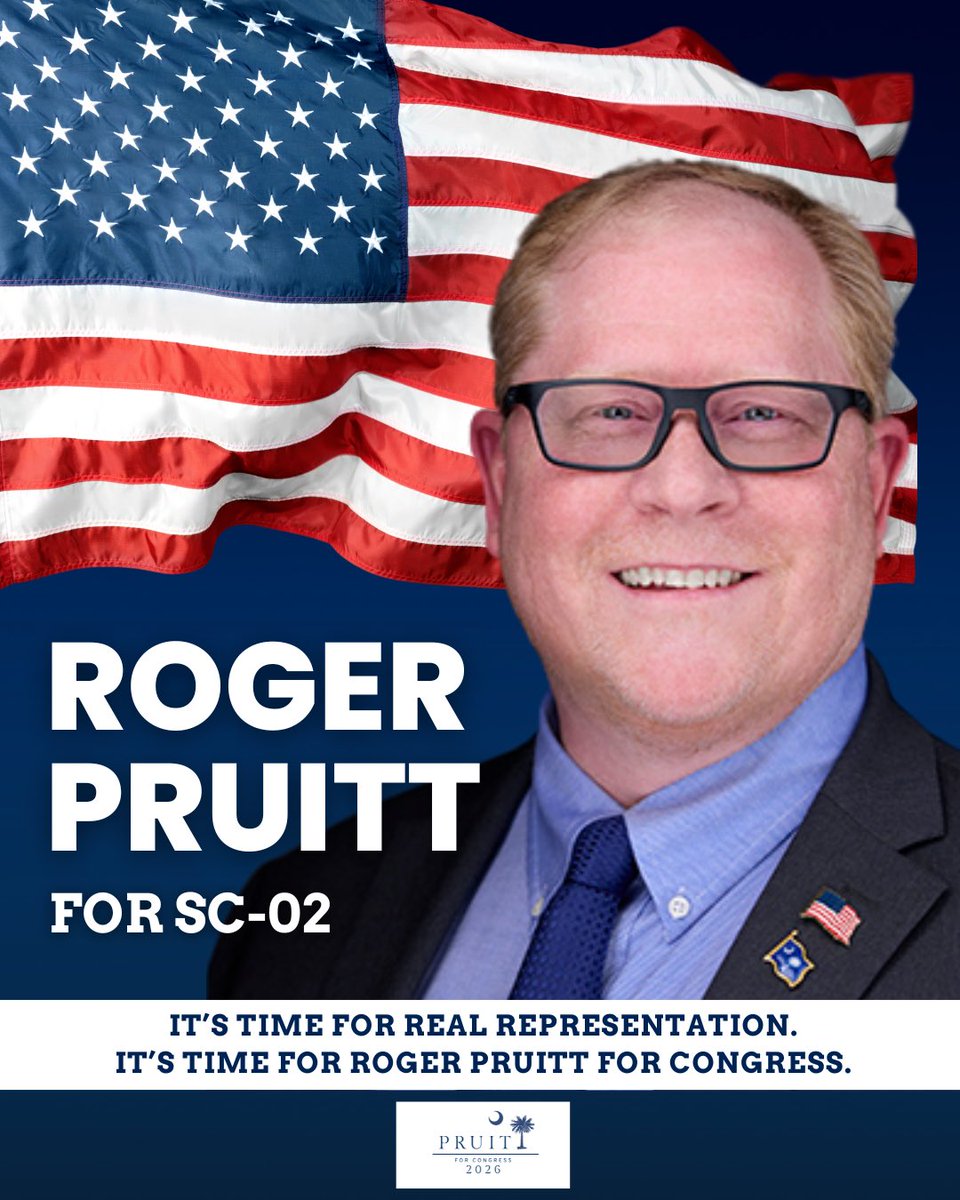 Joe Wilson has held this seat for over two decades — but when South Carolina’s 2nd District needed leadership, he was nowhere to be found.

Roger Pruitt is running to change that.
It’s time for real representation.

Join the movement today: pruitt4congress.com

#sc02 #scpol