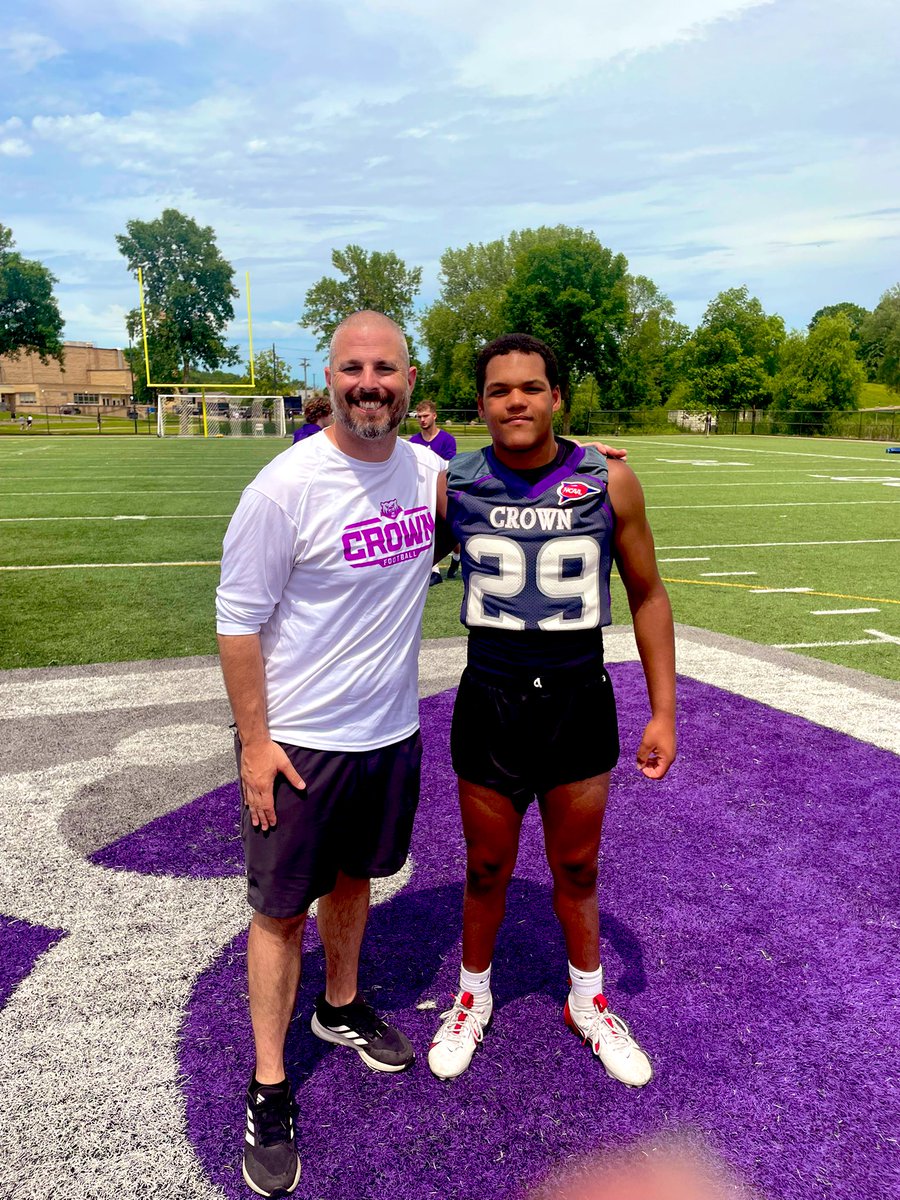 Thank you  <a href="/_Coach_Franz/">Coach Franz</a>  for inviting me out today giving me a  amazing opportunity to compete. Also big  thank you  <a href="/LJ4452/">Luke Johnson</a> for the linebacker tips learned a lot and can’t  wait to use it this upcoming season.✝️