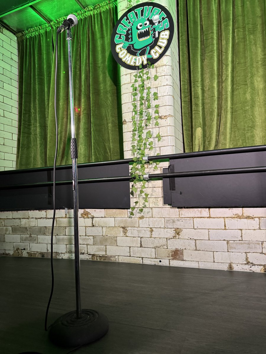 Sat front row at a comedy club, about to get fully cooked