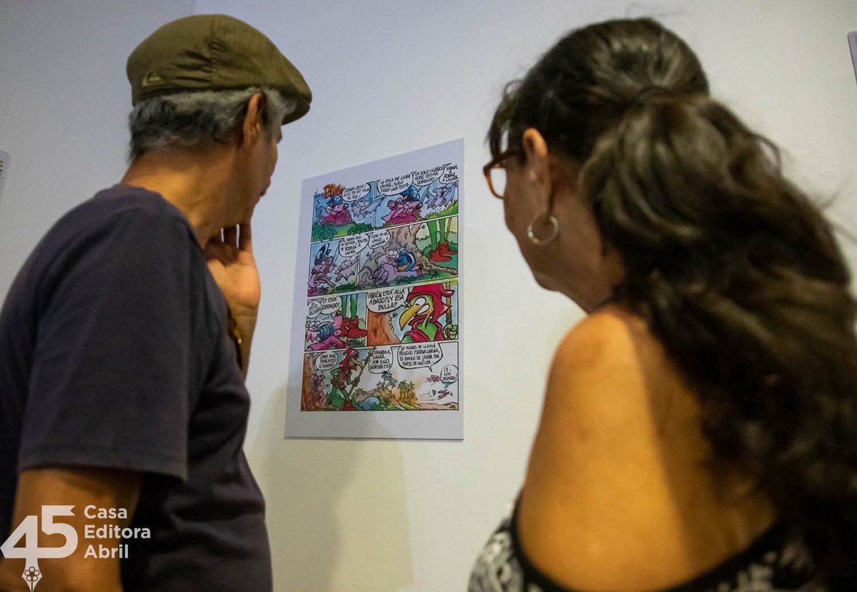 Meyvis Estevez Echevarría (@meyvisesteveze) on Twitter photo Hermosa exposición de historietas por el cumpleaños 45 de nuestra <a href="/CasaEditorAbril/">Casa Editora Abril</a>. Otra vez volvimos a abrazar el Capitán Plin, Las Tatas y Yeyín, esos personajes que perduran en nuestra memoria colectiva. En el Pabellón #Cuba se puede disfrutar de esta obra mágica. #UJCdeCuba Hermosa exposición de historietas por el cumpleaños 45 de nuestra <a href="/CasaEditorAbril/">Casa Editora Abril</a>. Otra vez volvimos a abrazar el Capitán Plin, Las Tatas y Yeyín, esos personajes que perduran en nuestra memoria colectiva. En el Pabellón #Cuba se puede disfrutar de esta obra mágica. #UJCdeCuba