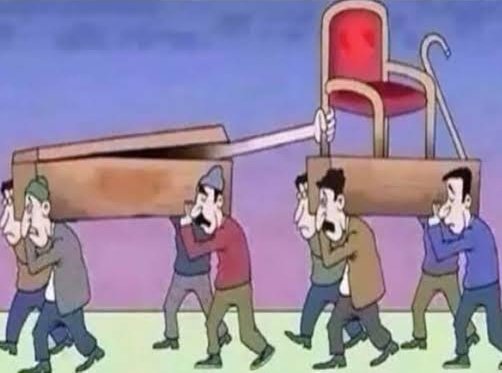 "Koltuk sevdası insanın kıçından başlayıp tüm organlarını kaplayan‚ beynini çalışamaz duruma getiren‚ amansız bir hastalıktır !"
Ne kadar doğru bir söz👍

  Vazgeçmemek insanı esir eder,İnsan vazgeçmeyi bilmeli
       Hem kendine hem de etrafına yapacağı en büyük iyilik budur...