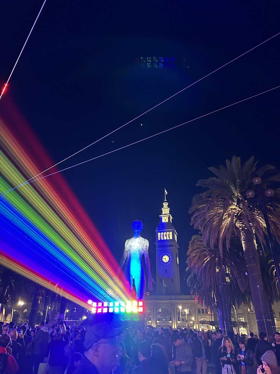 Happy Pride from San Francisco and the <a href="/IlluminatedArts/">ILLUMINATE.org</a> LASER PRIDE FLAG! 🏳️‍🌈🫶🏳️‍⚧️