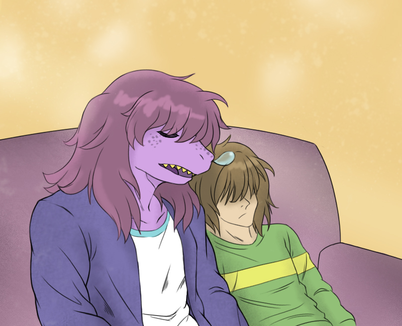 Had the wonderful opportunity of coloring <a href="/SMacPhadraig/">🏴󠁧󠁢󠁳󠁣󠁴󠁿 SMacPhadraig 🎨🖌️</a>'s absolutely amazing art. I love coloring these two goofs in my spare time.🥺😭
#DELTARUNE #krusie