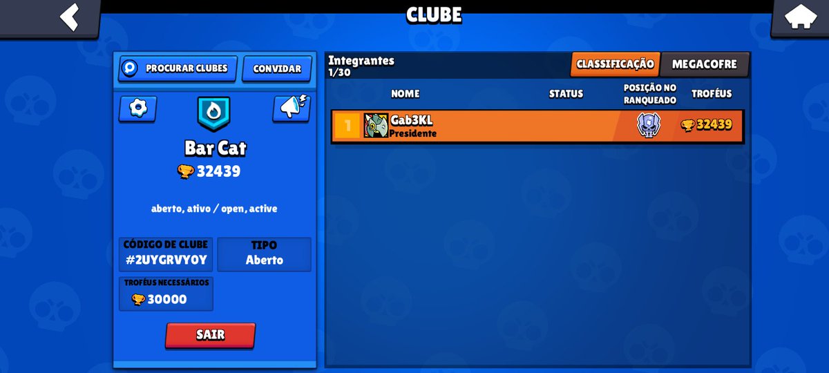 Gab3KL's tweet photo. Alguém quer entrar no meu clube? Eu voltei a jogar dps de um tempo eu qria um um time pra jogar junto, me adicionem ai :3 #BrawlStars https://t.co/U9h2ojgbf3