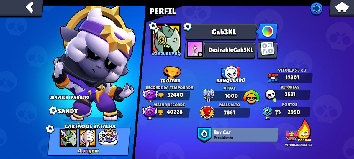 Gab3KL's tweet photo. Alguém quer entrar no meu clube? Eu voltei a jogar dps de um tempo eu qria um um time pra jogar junto, me adicionem ai :3 #BrawlStars https://t.co/U9h2ojgbf3