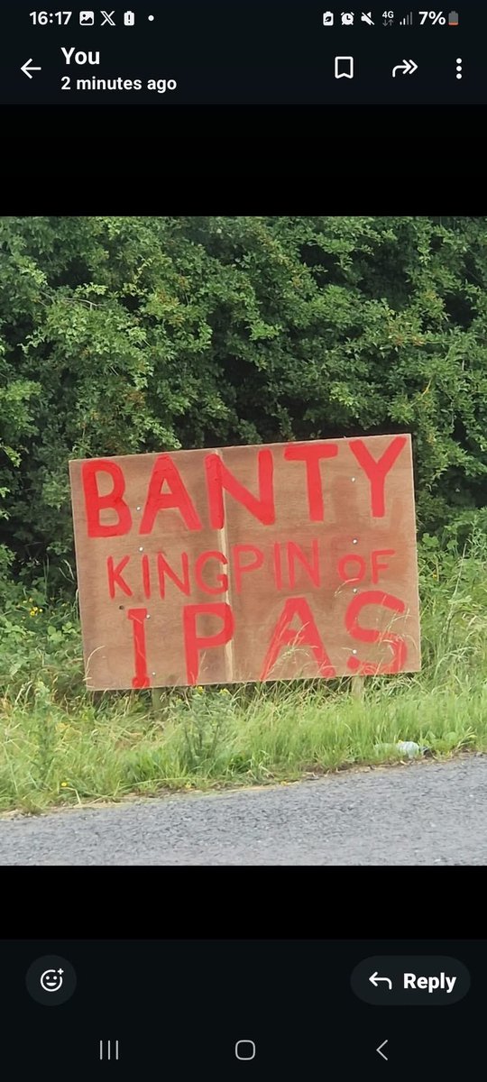 p_d_y's tweet photo. Spotted in Monaghan today.

Banty isn’t too popular! https://t.co/7kJWZ45F8n