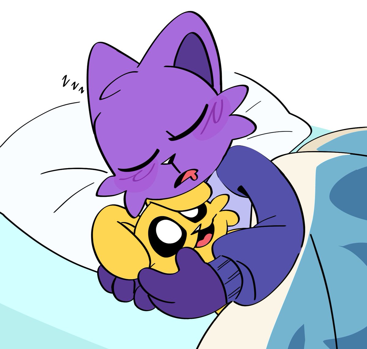 _Skebfu's tweet photo. Catnap and Springnap plush 
#SmilingCrittersAu #PoppyPlaytime https://t.co/ywTr8xUsis