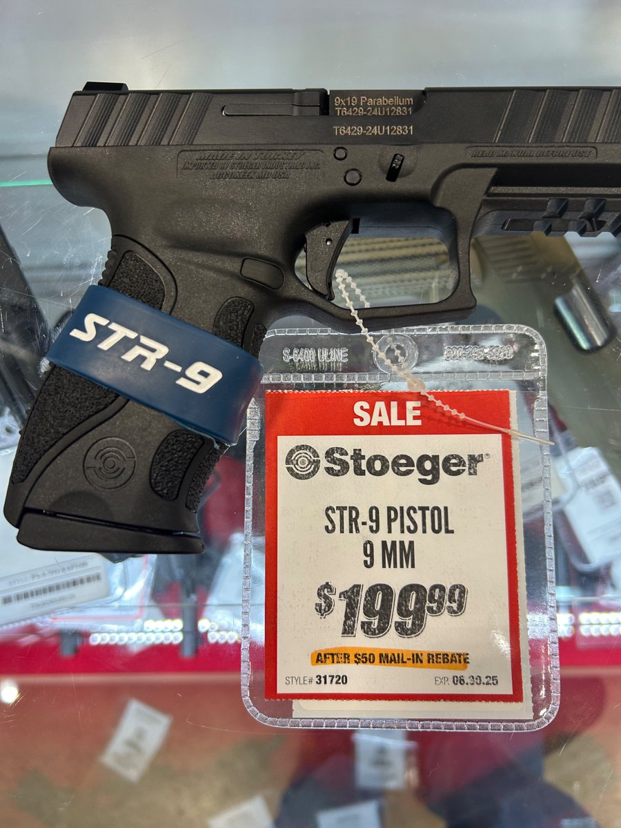 JBeeDubya's tweet image. Hey @Type07Safety I just bought a Stoeger STR-9 for $170 at Vance Outdoors in Ohio. It was marked $249.99 with a $50 rebate, but rang up at $219.99 with the same rebate. Rebate is good through June 30.
It shoots well and I’ve seen several very positive reviews.