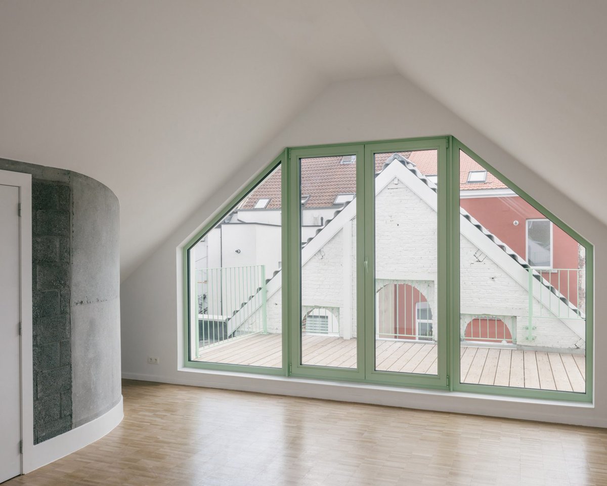 Notan Office creates "micro-city" of housing on an industrial site in Brussels: dezeen.com/2023/08/23/not…