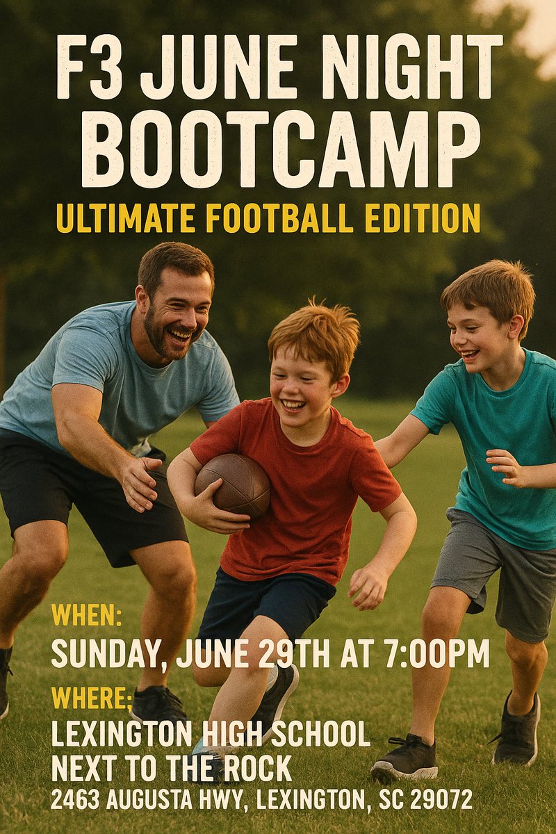 Hollow is hosting the monthly evening BC this month and we have a fun one planned. We’re doing an Ultimate Football workout Sunday @7PM. Come out and bring your kids!