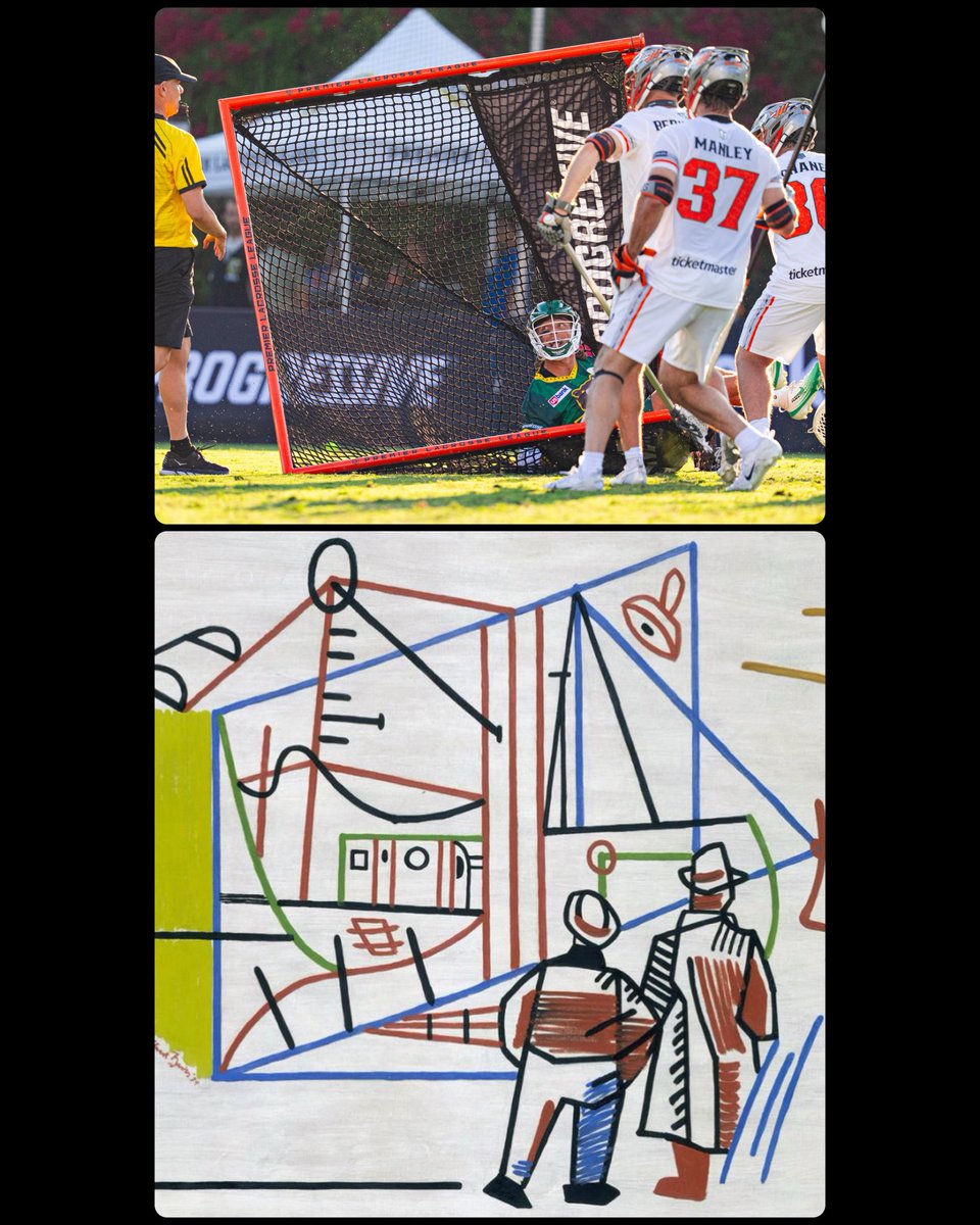 ArtButSports's tweet image. Men and Machine, by Stuart Davis, 1934, 📸 by @n18productions