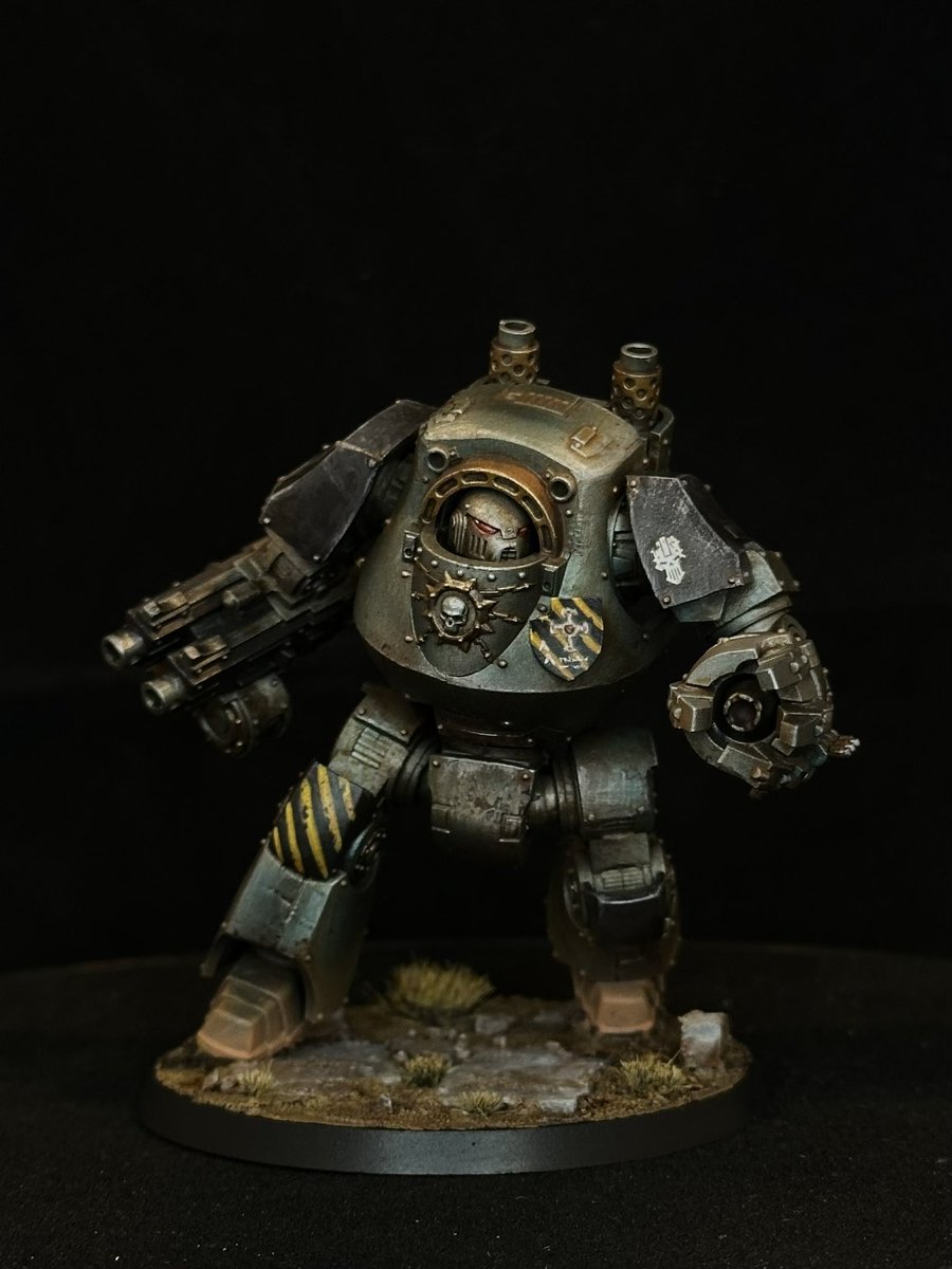 First Contemptor Dreadnought for my Iron Warriors.