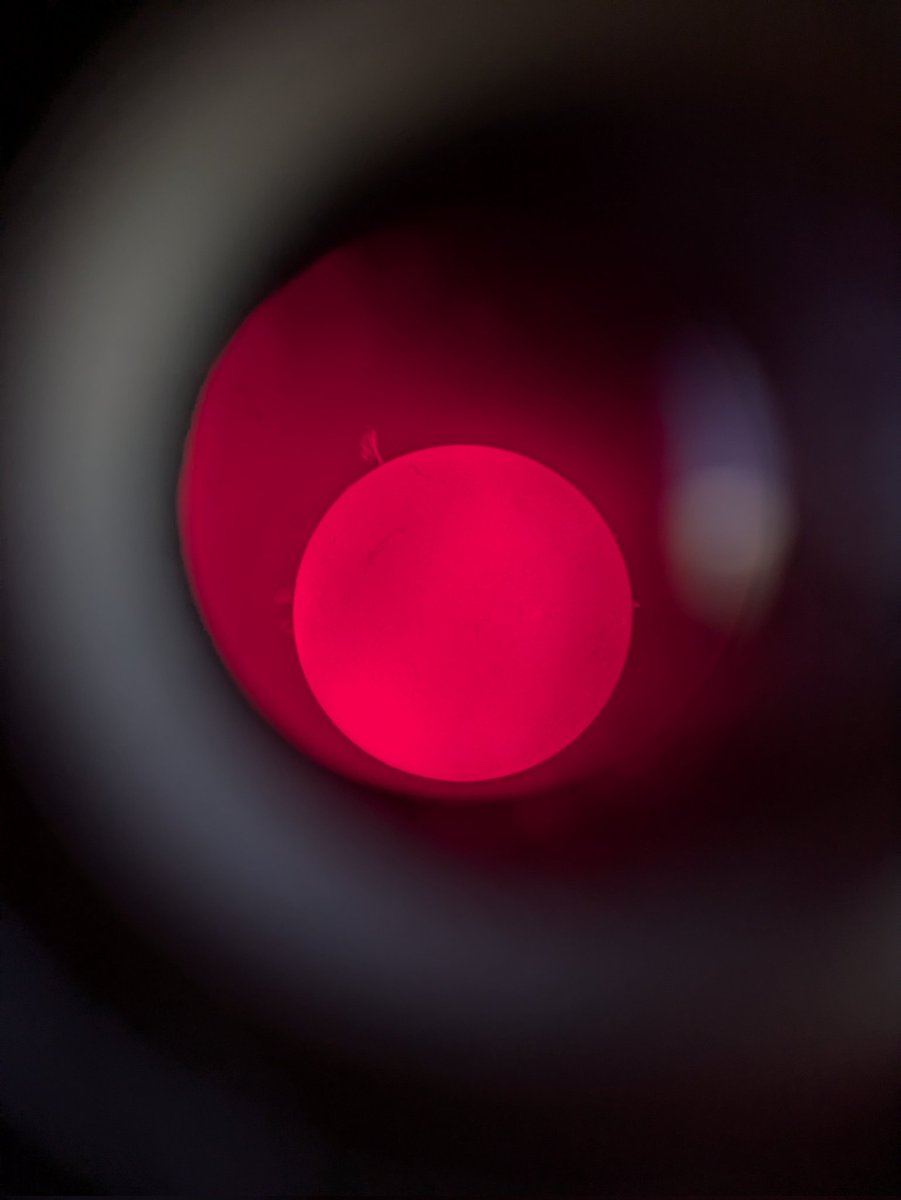 Phone snaps through a 10k Lunt solar scope, at SW Astro Fair at the Norman Lockyer observatory...