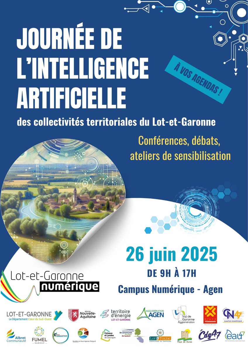 🍀Laure ragueneau (@laurerag) on Twitter photo 💡 Quelle journée à Agen pour la #JournéeIA organisée par #lotgaronnenum
#Avivero <a href="/JCArguillere/">JC Arguillere</a> et moi
avons animé l’atelier
Construire un cadre de confiance pour l’IA pour élus & agents
🎯 très bons NPS & Note moyenne
📆 À suivre dès la rentrée :
✔️ Cadre d’usage
✔️ Formations 💡 Quelle journée à Agen pour la #JournéeIA organisée par #lotgaronnenum
#Avivero <a href="/JCArguillere/">JC Arguillere</a> et moi
avons animé l’atelier
Construire un cadre de confiance pour l’IA pour élus & agents
🎯 très bons NPS & Note moyenne
📆 À suivre dès la rentrée :
✔️ Cadre d’usage
✔️ Formations