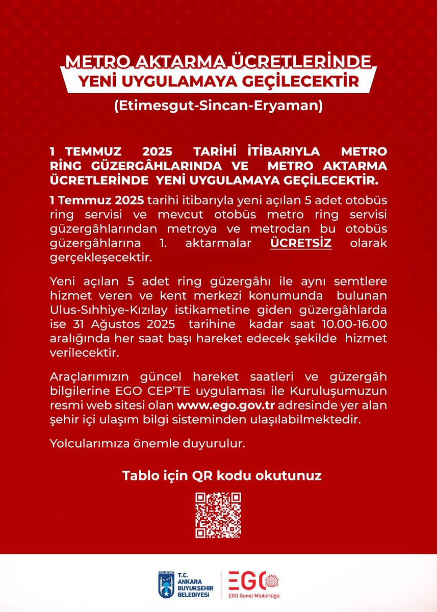 EGO Genel Müdürlüğü tweet media