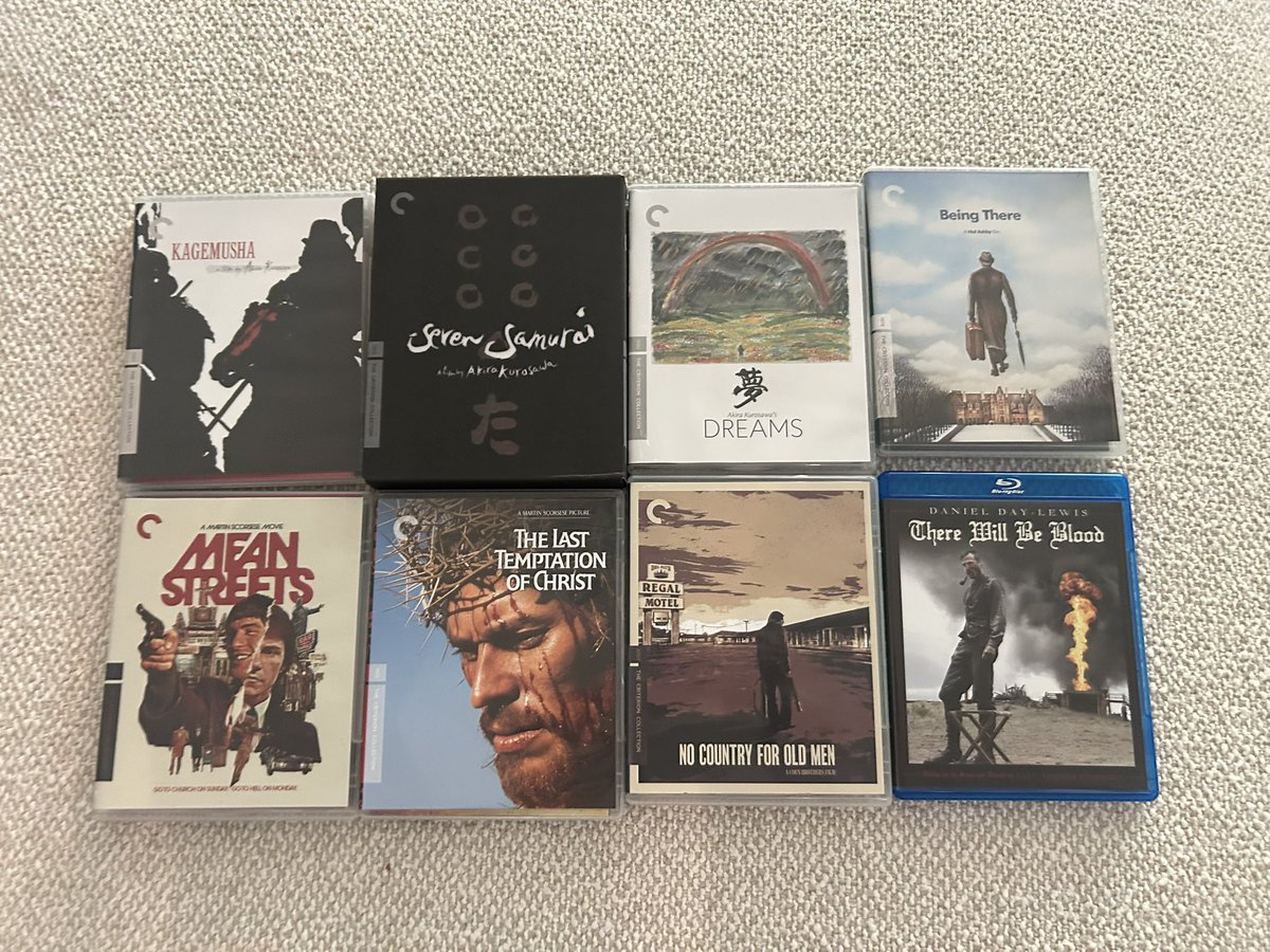 WhereIsBatman89's tweet image. Couldn’t resist the 50% off Criterion sale at B&amp;amp;N.