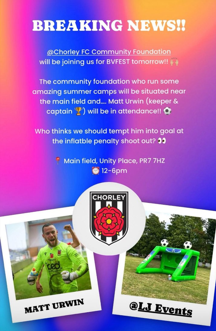 Chorley awaydays tweet media