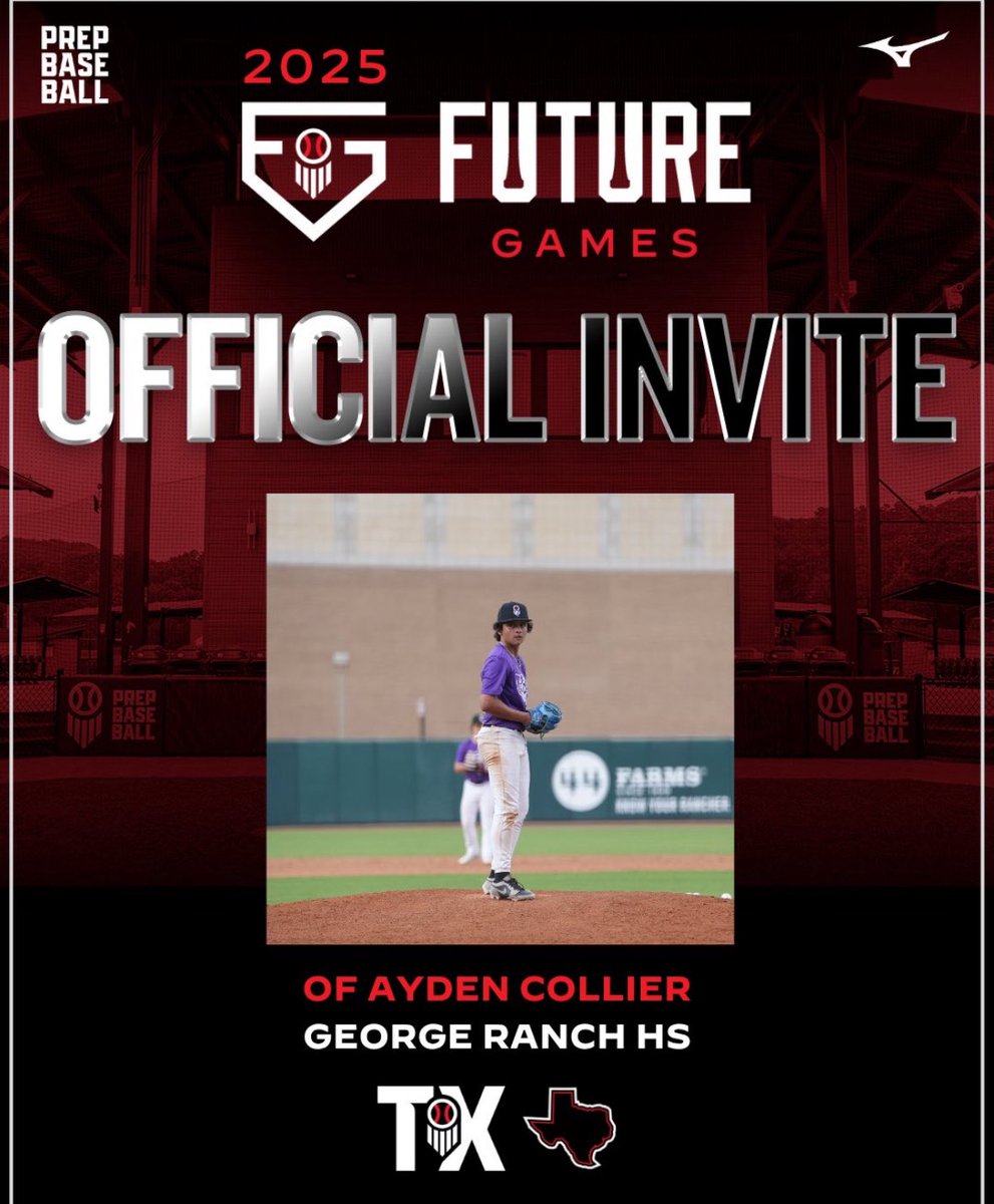ayden collier (@aydencollier_) on Twitter photo Excited for the opportunity and ready to compete at Future Games <a href="/PrepBaseball_TX/">Prep Baseball Texas</a> @PBRGowins <a href="/HPBA_official/">Hunter Pence Baseball Academy</a> <a href="/GRHSBaseball/">George Ranch Baseball</a> Excited for the opportunity and ready to compete at Future Games <a href="/PrepBaseball_TX/">Prep Baseball Texas</a> @PBRGowins <a href="/HPBA_official/">Hunter Pence Baseball Academy</a> <a href="/GRHSBaseball/">George Ranch Baseball</a>