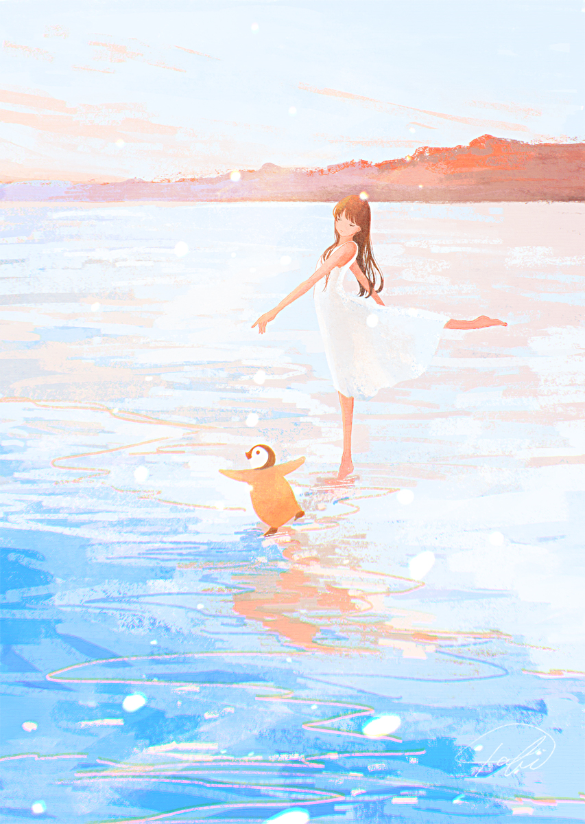 スーザン・パトリシア原画『ムーンダンス』 Post by tabi🐧画集『Mirage』発売中 on X: 夜明けのダンス