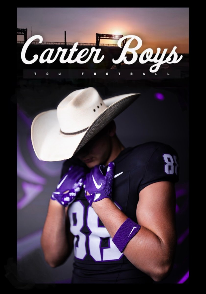 Ready to prove the TCU fam right.  Carter Boys 26! #CarterBoy #GoFrogs <a href="/TCUFootball/">TCU Football</a> <a href="/Frogs247/">TCU on 247Sports</a> <a href="/TCU/">TCU</a>