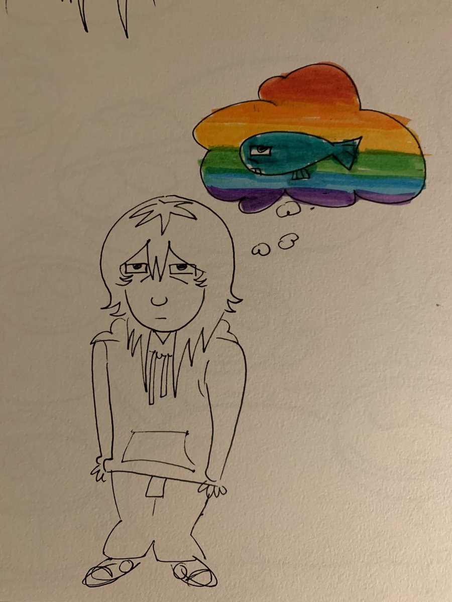 Erwinthings's tweet image. Gay fish (their name is fish)