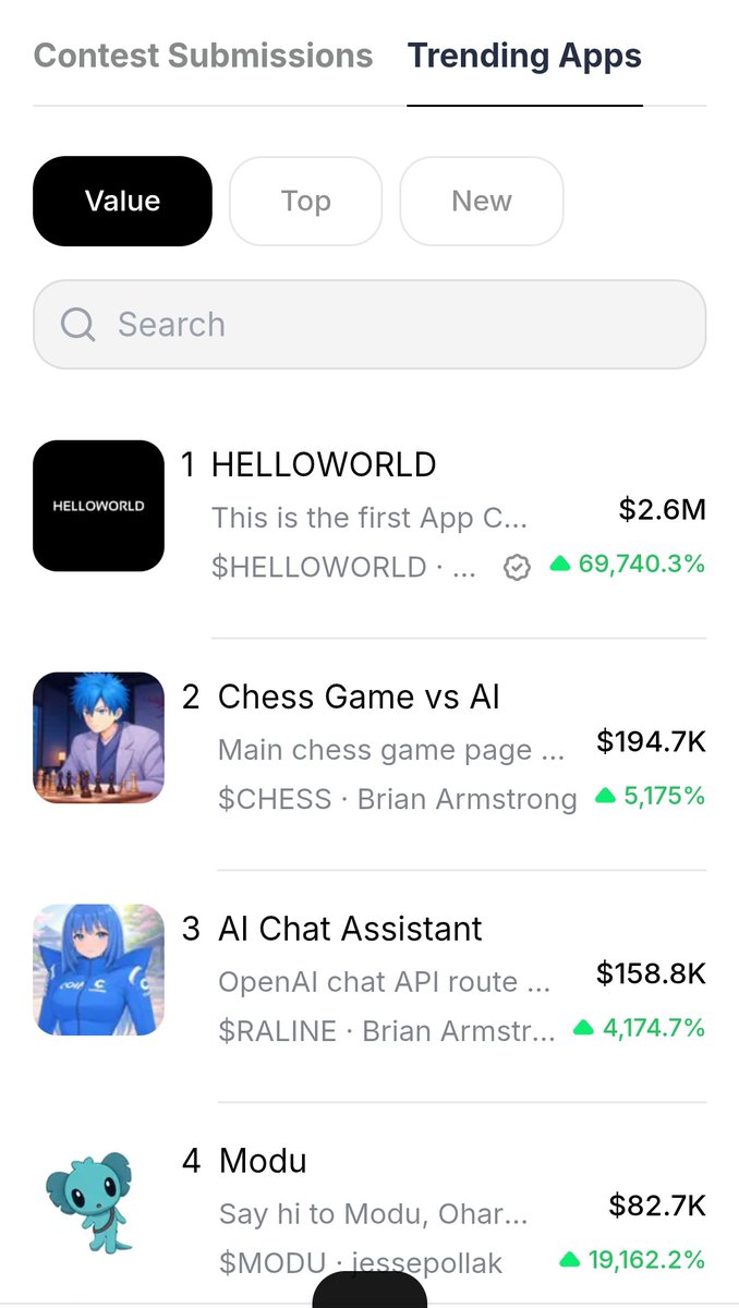 "Believing in the potential, I'll HODL for the long term."<a href="/tryoharaAI/">Ohara</a> <a href="/ILOVEYOUonBASE/">ILOVEYOU on BASE</a> 💌

<a href="/ILOVEYOUonBASE/">ILOVEYOU on BASE</a> 💌
<a href="/helloworld_base/">HELLOWORLD on base</a> <a href="/base/">Base</a>
@JustZeebruh <a href="/coinbase/">Coinbase 🛡️</a> $modu $ILY