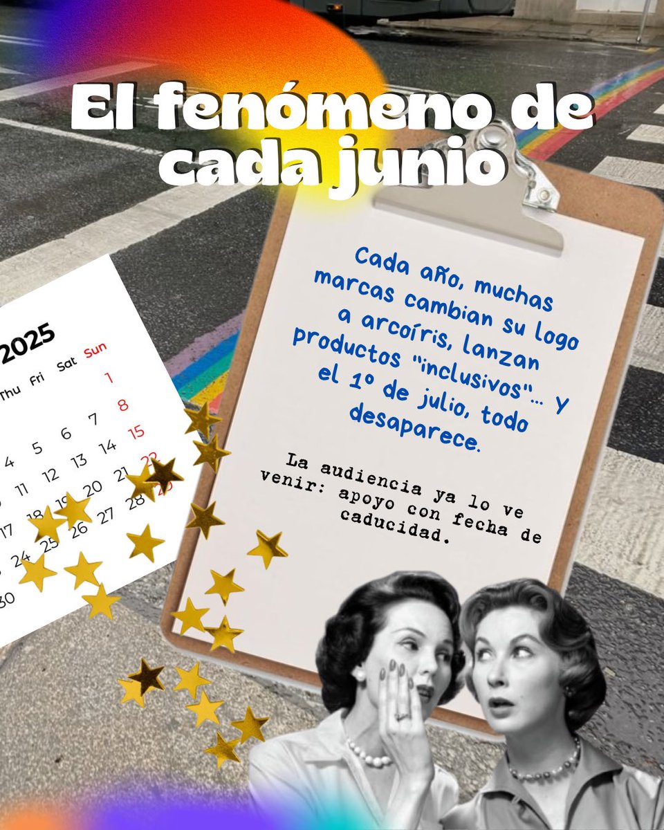 merakiting's tweet photo. 🌈 Este junio, muchas marcas guardaron su arcoíris. 𝐘 𝐧𝐨, 𝐧𝐨 𝐟𝐮𝐞 𝐜𝐚𝐬𝐮𝐚𝐥𝐢𝐝𝐚𝐝.
Cada año vemos campañas coloridas y mensajes de inclusión que duran… exactamente 30 días 😒🫠

#puromerca #pride2025 #marketingconsentido #pride #lgbt+ #comunidad #nosolojunio #LGTB https://t.co/frgC4IIPSl