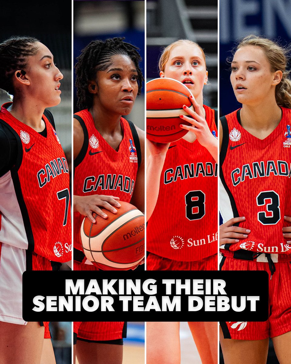 Next ones up 🍁 

Niyah Becker, Shy Day-Wilson, Tara Wallack and Delaney Gibb each made their senior national team debuts today in Canada’s dominant FIBA Women’s AmeriCup opener

#SWNT #AmeriCupW