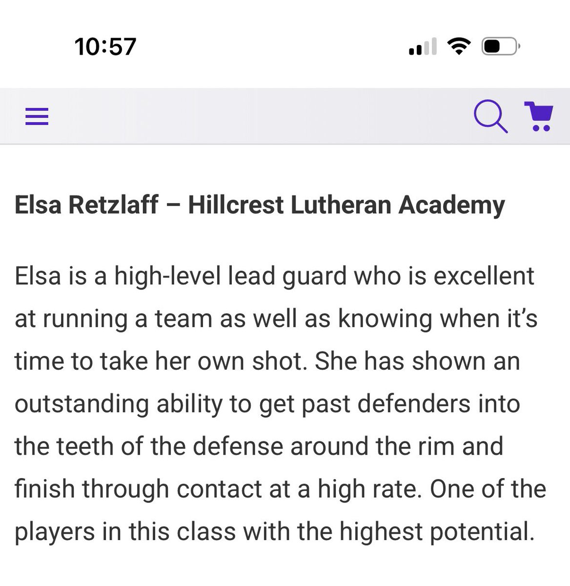 Elsa Retzlaff (@elsaretzlaff10) on Twitter photo Thanks <a href="/JrAllStarMN/">Minnesota Jr. All-Star GBB</a> <a href="/EricJrAllStar/">EricJrAllStar</a> for the write up and watching my WCU team! Thankful for all you do promoting girls basketball players in MN! Thanks <a href="/JrAllStarMN/">Minnesota Jr. All-Star GBB</a> <a href="/EricJrAllStar/">EricJrAllStar</a> for the write up and watching my WCU team! Thankful for all you do promoting girls basketball players in MN!