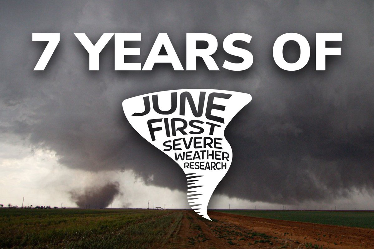 OTD in 2018, June First Severe Weather Research was founded.

#JFSWR