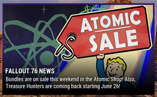 TheTomorrowSim's tweet photo. Hey everyone... What BUNDLE SALE started this weekend? They ALL look the same prices since Tuesday. #Fallout76 @BethesdaStudios https://t.co/OASvbWLZl8