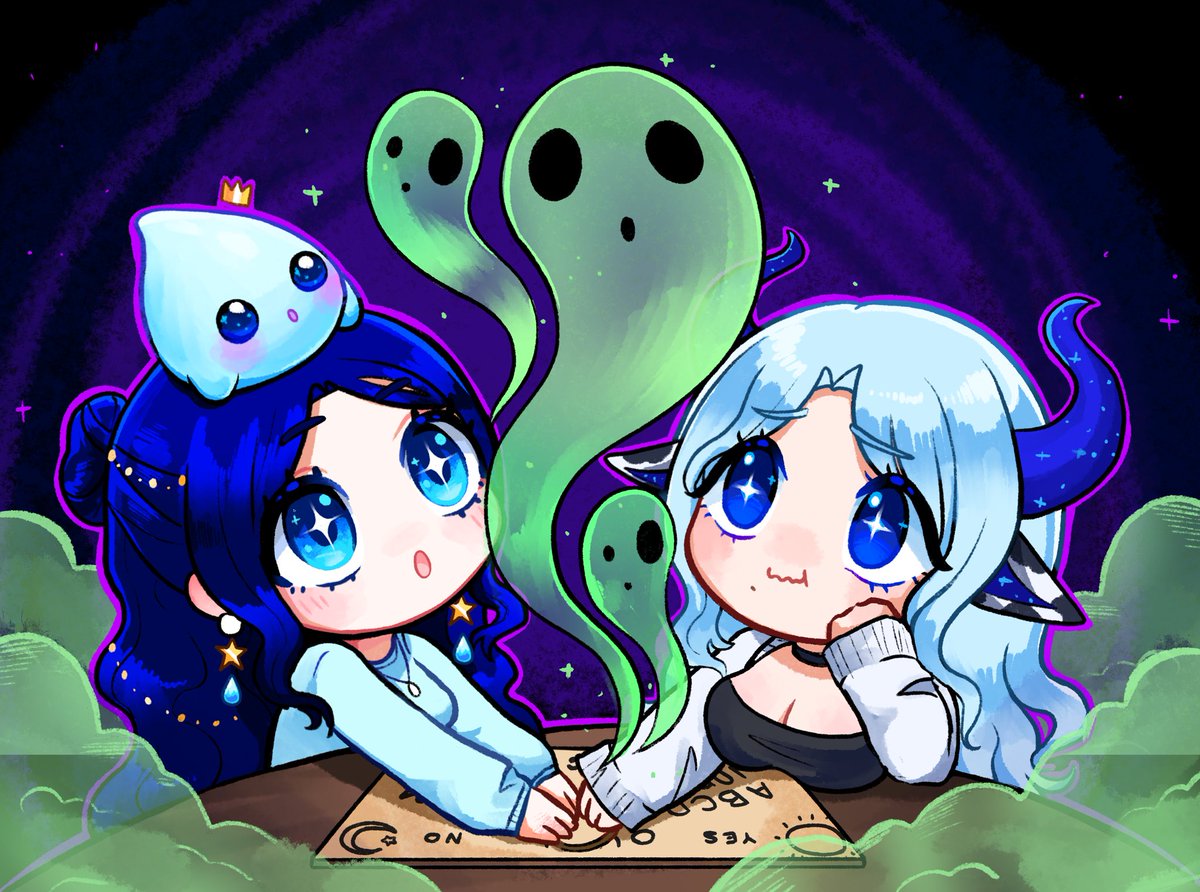 Milky and I are reacting to your paranormal experiences tonight at 8pm CST/6pm PST ٩( 'ω' )و💙⭐️!!!!