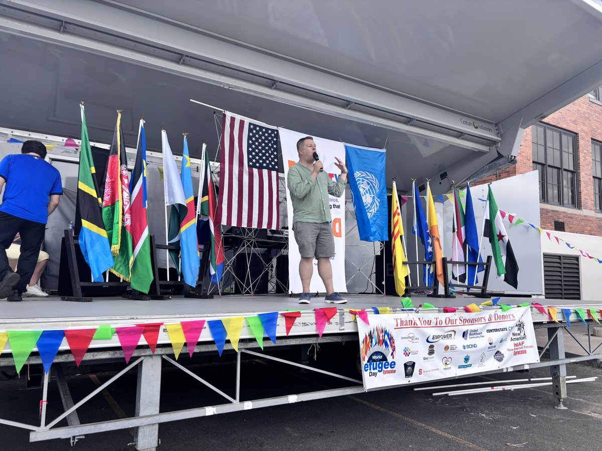 SyracuseAuditor's tweet image. World Refugee Day showcases the best of Syracuse. Our community is made stronger by our immigrants and refugees - a truth for generations. Thanks to everyone who came out for one of the biggest celebrations we’ve had yet.