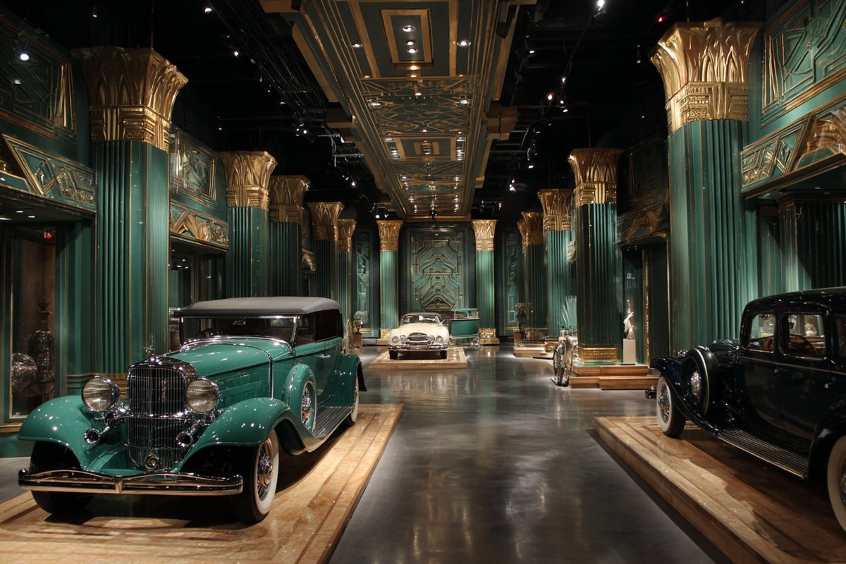 LudovicCreator's tweet image. 🎨 ART DECO METROPOLIS  🎨

Base prompt :

[SUBJECT] set within an Art Deco Metropolis, showcasing the grandeur and geometric elegance of 1920s architecture. Use streamlined forms and ornamental details, highlighting a sophisticated color palette of [COLOR1] and [COLOR2] to…