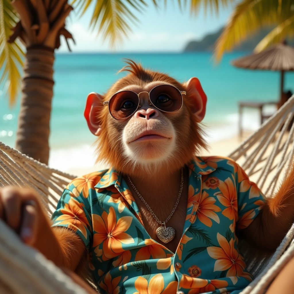 Black__man07's tweet photo. This monkey knows what real relaxation is 😎
Palm trees, coconuts, and crypto — the perfect balance.#BeachVibes  #TropicalApe #ApeOnTheBeach #OceanView #SunsetVibes #TropicalNFT #ChillApe https://t.co/9GbSmzc6sH