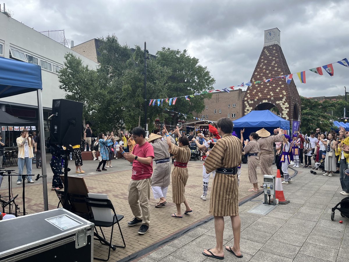 sunnylambe's tweet image. Today at the Japanese Okinawa Day 2025 turning the Blue into Red in celebration of Okinawan Culture in a spirit of togetherness with our diverse communities and everyone having some fun 🤩