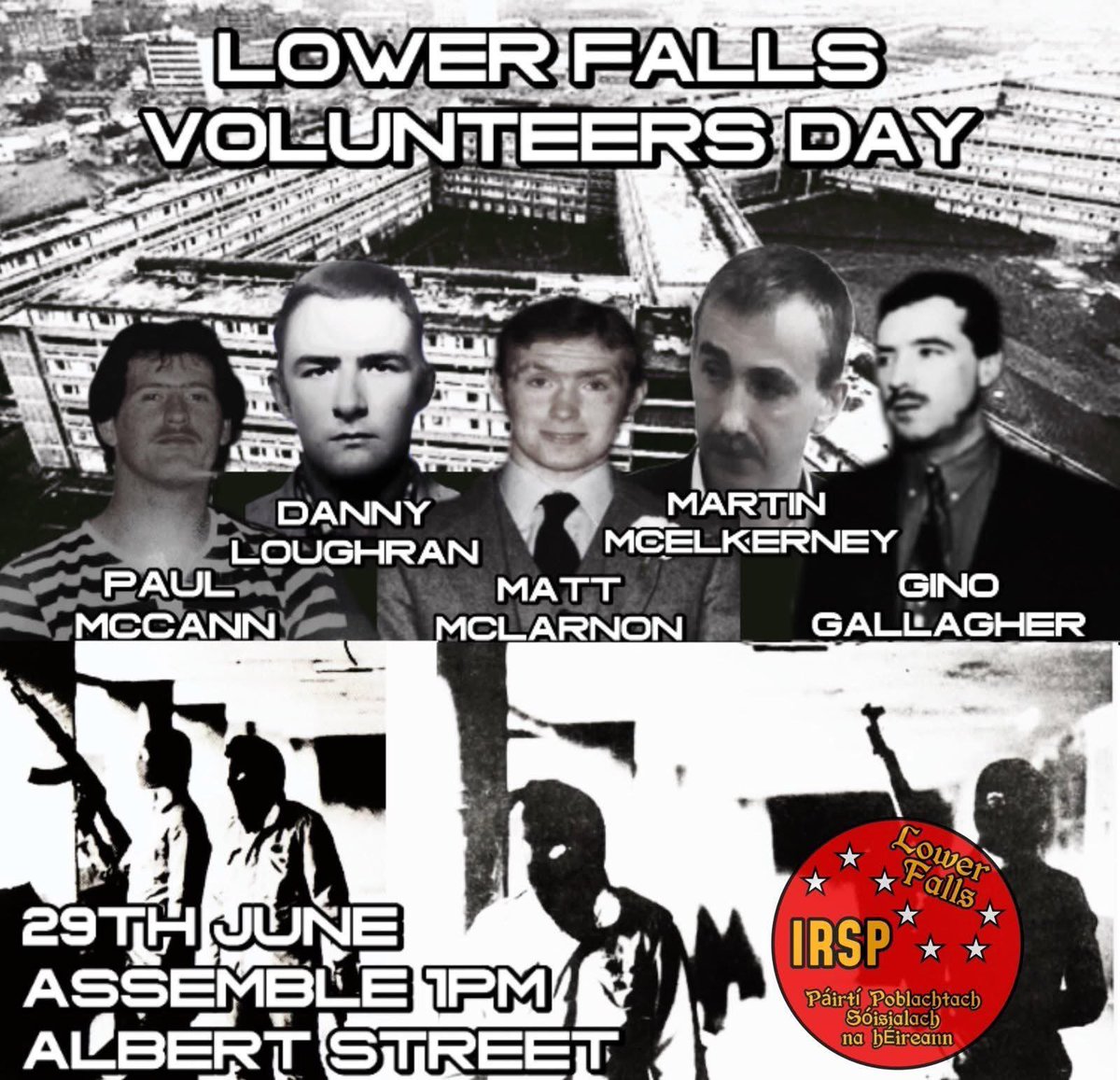 Lower Falls Volunteers Day 2025

Sunday June 29th (Tomorrow)

Assemble at Albert Street 1pm