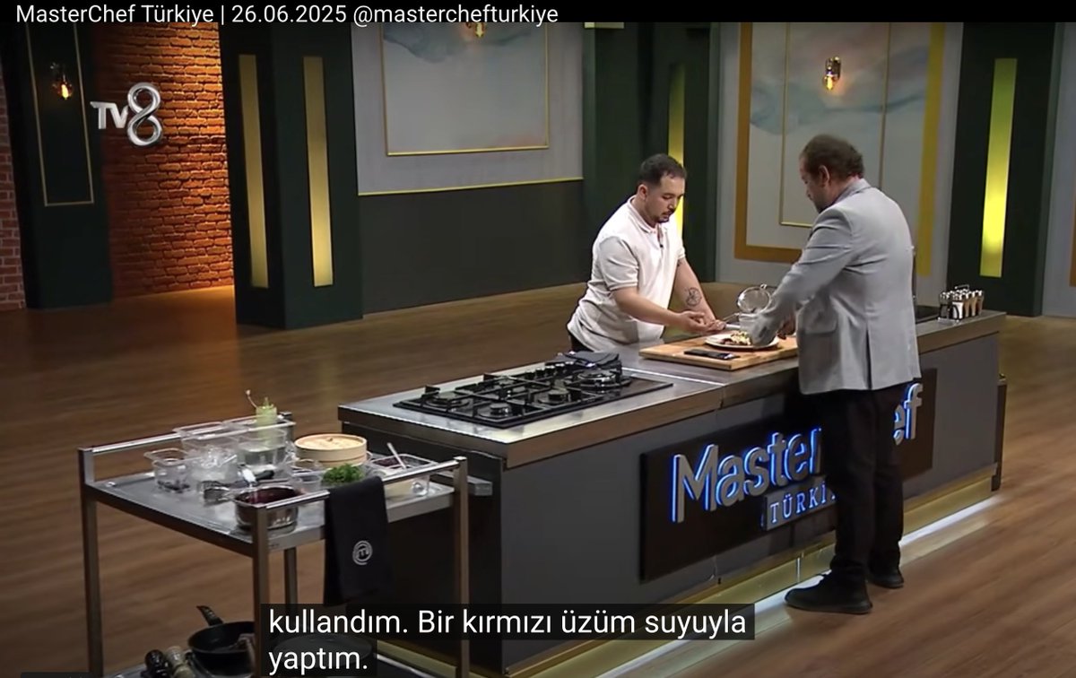 For a news break, I watch cooking shows. I was a pastry chef before grad school. And it's how I learned Turkish.  

But politics is everywhere, as I argue in a forthcoming Politics &amp; Gender article. Here, a contestant calls wine "red grape juice" because alcohol terms are banned.