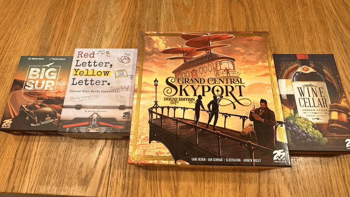 These are the games we've been playing the last two days.  <a href="/25thCG/">25th Century Games</a> is knocking it out of the park!