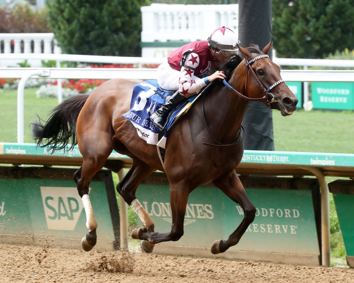 DerbyMedia's tweet image. Reigning Horse of the Year and Kentucky Oaks 150 winner Thorpedo Anna rebounded from a subpar effort in her last race to easily win Saturday’s $500,000 Fasig-Tipton Fleur de Lis (Grade II) @ChurchillDowns by three lengths over Royal Spa.