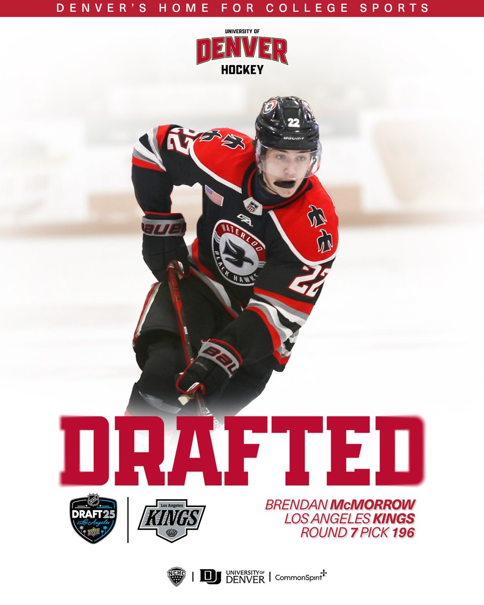 Incoming freshman Brendan McMorrow has been chosen at No. 196 of the #NHLDraft by the <a href="/LAKings/">LA Kings</a>!

#GoPios