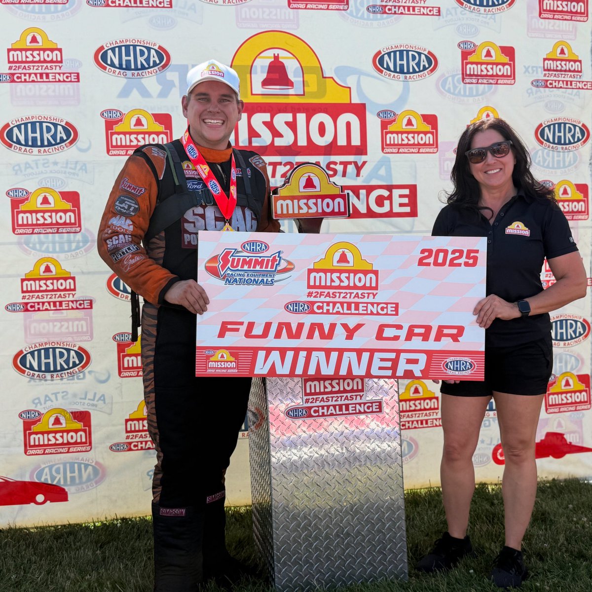 Angelle Sampey (@angellesampey) on Twitter photo Daniel Wilkerson captures back-2-back <a href="/MissionFoodsUS/">Mission Foods 🌮</a> #2fast2tasty <a href="/nhra/">NHRA</a> challenge wins in Funny Car. WTG Daniel! #NorwalkNats
<a href="/SCAGWilkerson/">SCAG Wilkerson Racing</a> • <a href="/SCAGRacing/">SCAG Racing</a> Daniel Wilkerson captures back-2-back <a href="/MissionFoodsUS/">Mission Foods 🌮</a> #2fast2tasty <a href="/nhra/">NHRA</a> challenge wins in Funny Car. WTG Daniel! #NorwalkNats
<a href="/SCAGWilkerson/">SCAG Wilkerson Racing</a> • <a href="/SCAGRacing/">SCAG Racing</a>