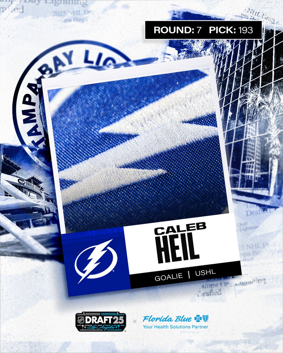 It’s a great day to be a (new) Bolt!

Welcome, Caleb 🙌

#NHLDraft | #GoBolts