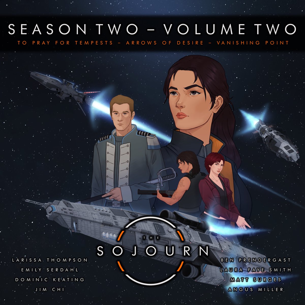 #TheSojourn Season Two Volume Two, featuring THREE brand new episodes, is now available on our website, Patreon, Nebula and from Audio Retailers!

thesojournaudiodrama.com/s02v02

#SciFi #AudioDrama #ScienceFiction #NewRelease #audiobooks