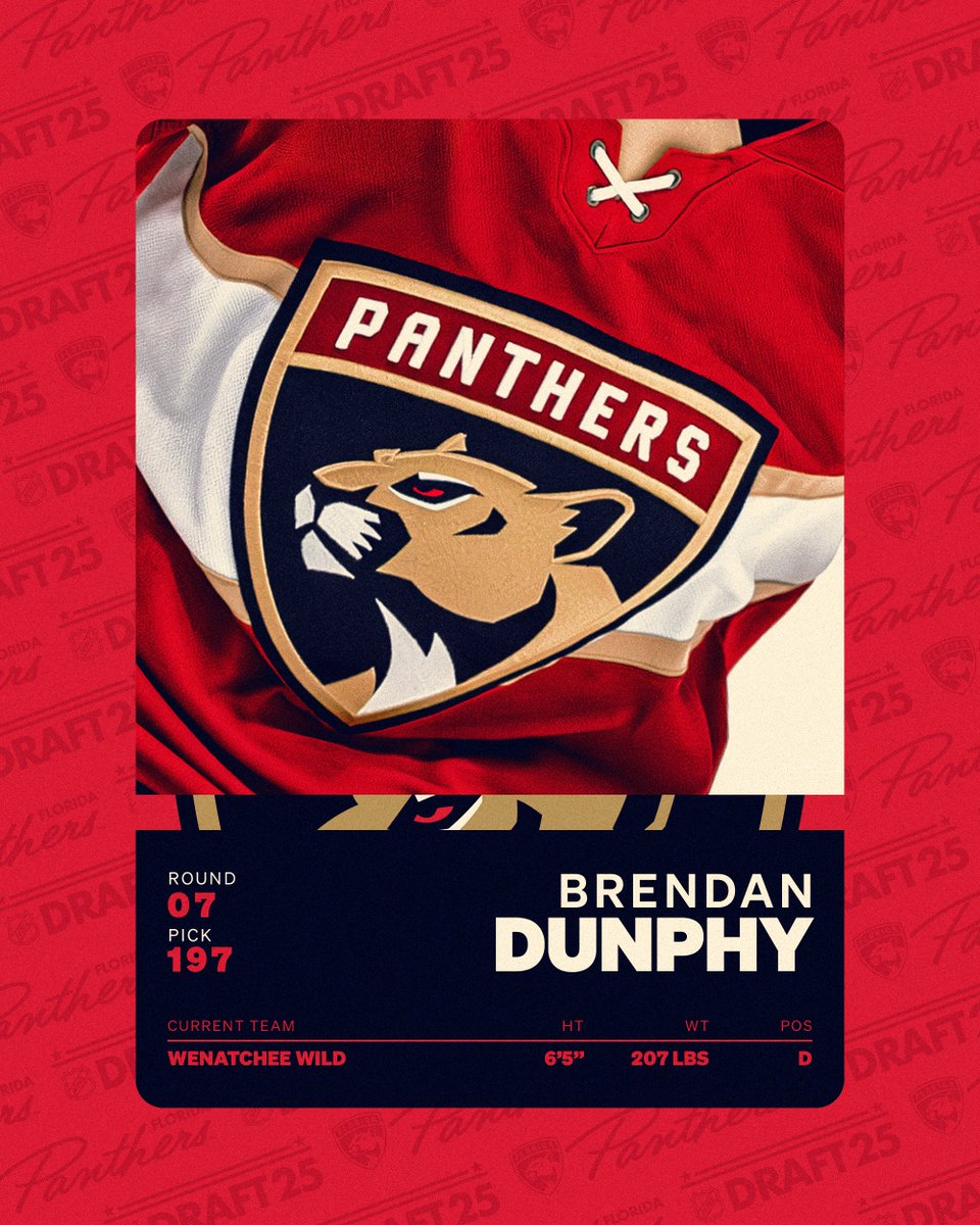 With the 197th overall pick of the #NHLDraft we’ve selected Brendan Dunphy! 

Welcome to the Territory, Brendan 🙌