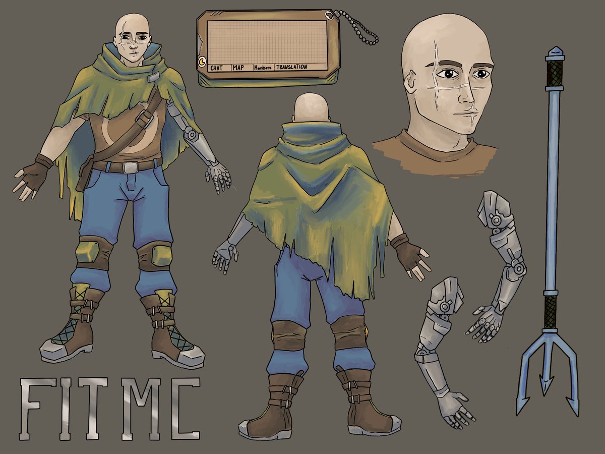 It's been a while, but have this fitmc design I did a while ago 🫴

#FitMCfanart