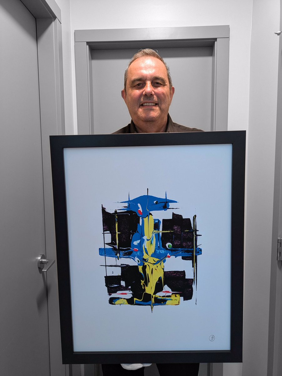 DavidTyers9's tweet photo. Finding the essence of icons! Who do you see?
#EarlyWorks #Abstract #F1 #F1Art https://t.co/QqCOqDWwcT