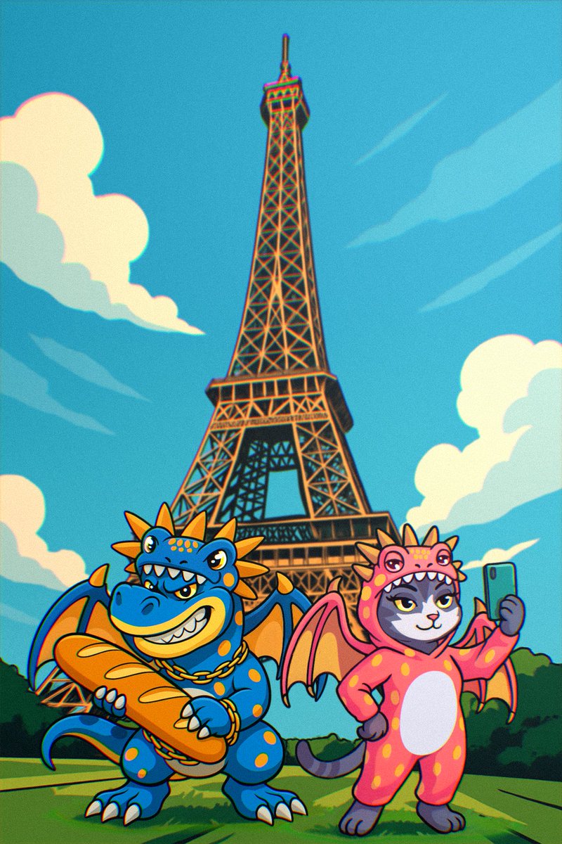 DinosFoundation's tweet photo. Bonjour, brilliance.
Paris wasn’t ready for this duo.🥐✈️🗺

#DINOARMY #france #paris #Travel https://t.co/Fy4SpxOwe2
