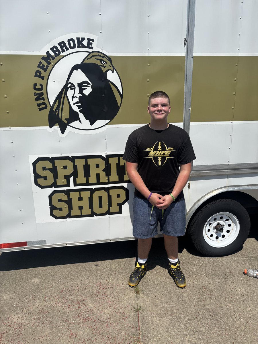 Elijah Parr (@elijahparr704) on Twitter photo Had a great time with some fellow Yellow Jackets at <a href="/UNCP_Football/">UNCP Braves Football</a> today! Biggest win was stepping outside my comfort zone and pushing myself to grow. Can’t wait to come back.
<a href="/CoachHallUNCP/">Mark Hall</a> <a href="/CoachRayFreeman/">Raydarius Freeman</a> <a href="/CoachDeese/">Jammie Deese</a> <a href="/ForestHillsFBNC/">Forest Hills Football</a> Had a great time with some fellow Yellow Jackets at <a href="/UNCP_Football/">UNCP Braves Football</a> today! Biggest win was stepping outside my comfort zone and pushing myself to grow. Can’t wait to come back.
<a href="/CoachHallUNCP/">Mark Hall</a> <a href="/CoachRayFreeman/">Raydarius Freeman</a> <a href="/CoachDeese/">Jammie Deese</a> <a href="/ForestHillsFBNC/">Forest Hills Football</a>
